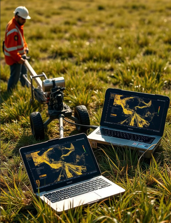 gpr imaging with equipment